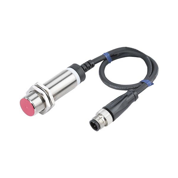 M18 linear with connector type Cylinder DC Inductive proximity sensor